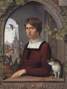 Friedrich overbeck Portrait of the Painter Franz Pforr oil painting reproduction